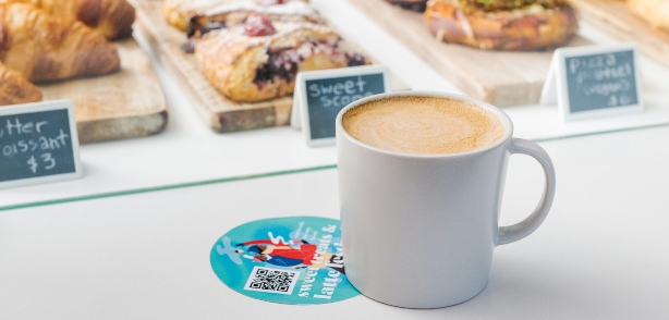 Cup of Latte and Desserts