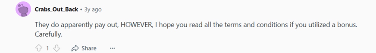 Wild Fortune Comment